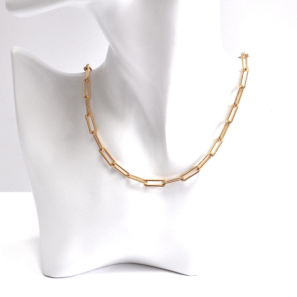 14k Yellow Gold 0.5mm Cable Link Rope Chain Necklace – 16 Inch (Wishing For Claudia)