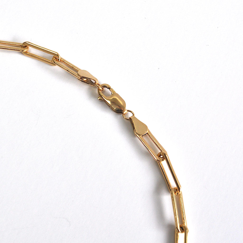 16" Gold Fill 5mm Flat Cable Necklace