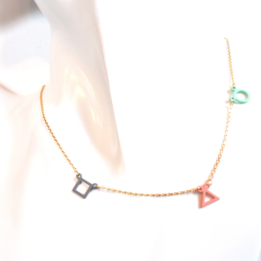 Delicate Shapes Necklace
