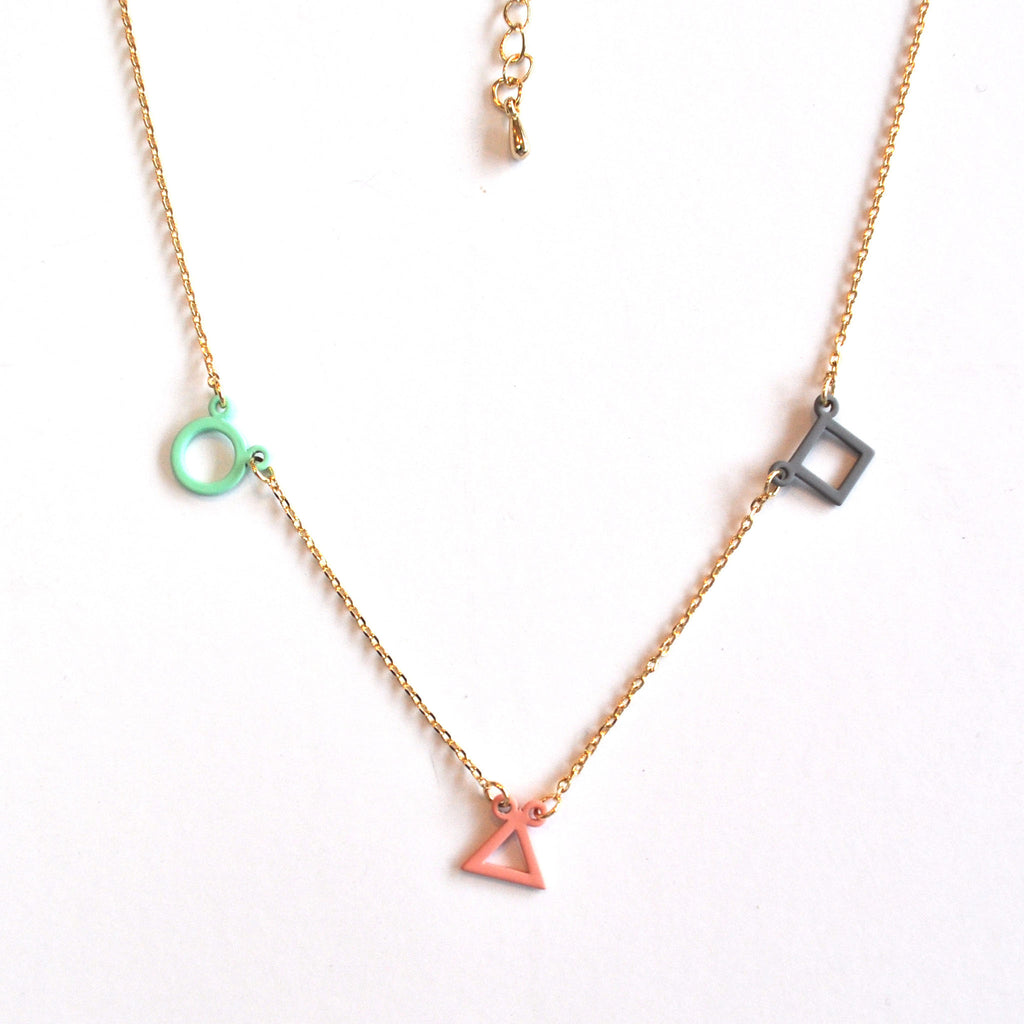 Delicate Shapes Necklace